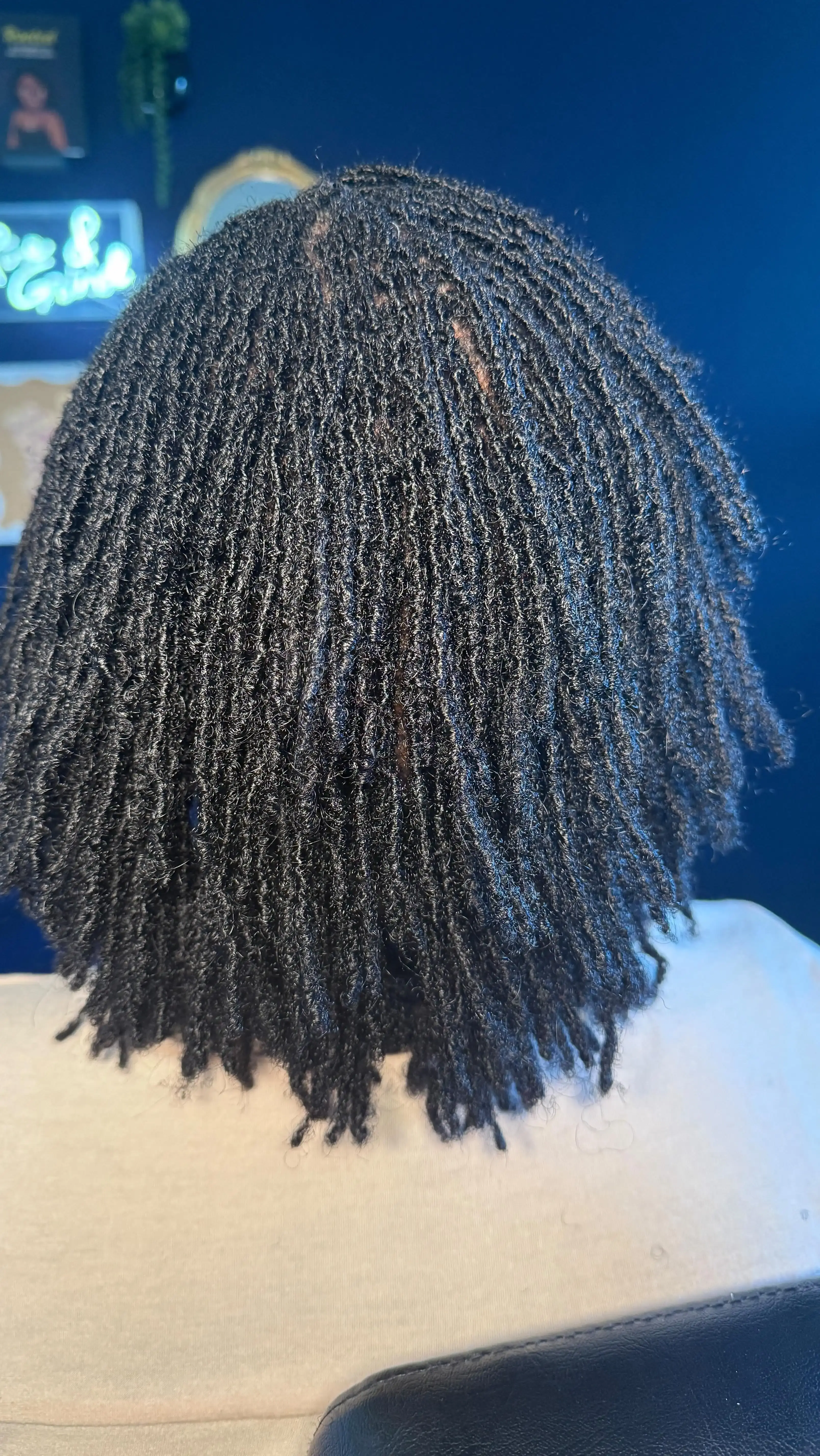 Loc consultation — assessing hair texture and planning your installation