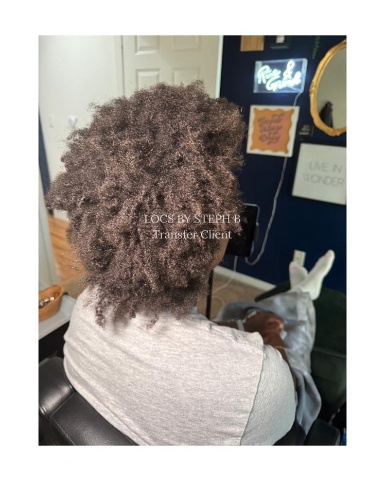 Before microloc installation — two strand twist method