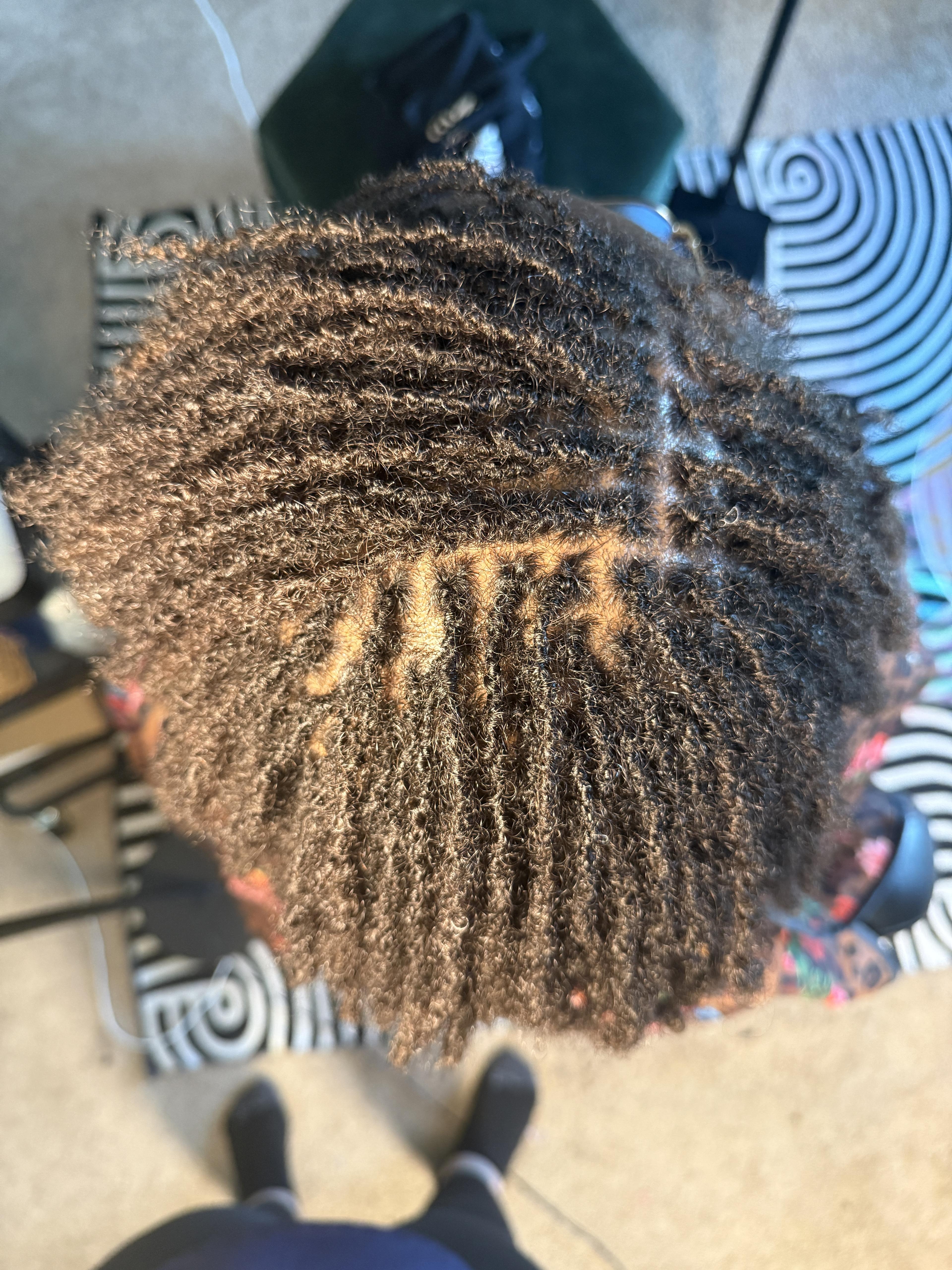Stunning microloc installation results at Locs By Steph B
