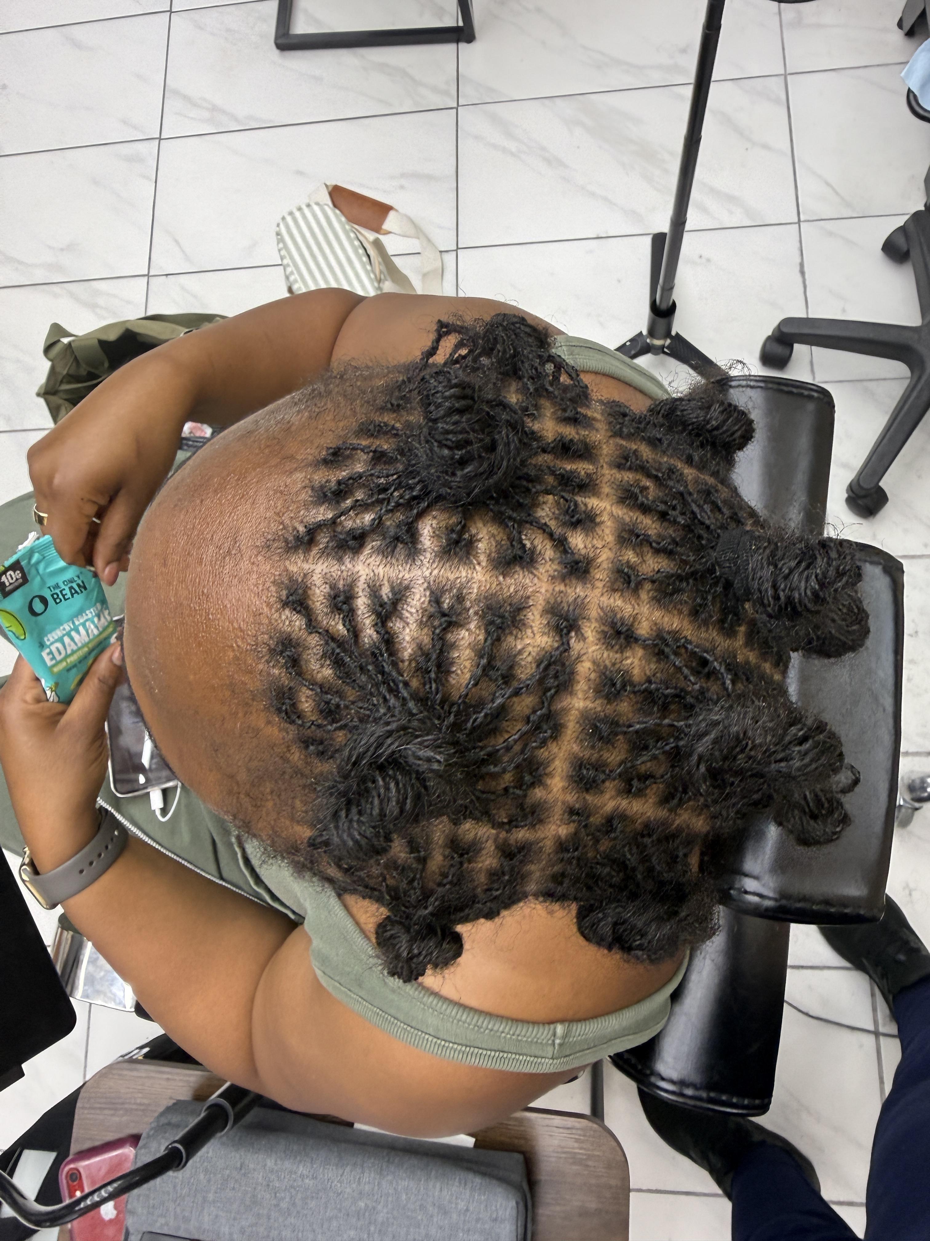 Loc results demonstrating expert grid pattern and healthy locs